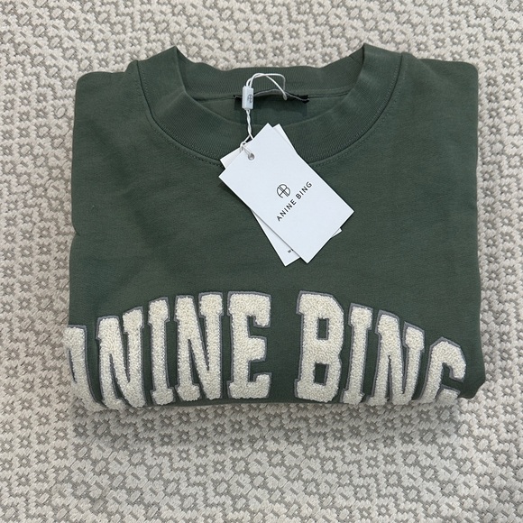 Anine Bing - Tyler Sweatshirt in Artichoke - Picture 10 of 10